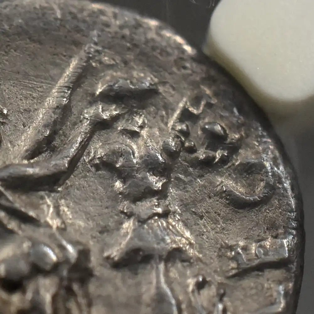 古代コイン13：3673 古代ローマ帝国 紀元前27ー紀元14 アウグストゥス キナリウス銀貨 NGC XF Strike: 3/5 Surface: 3/5