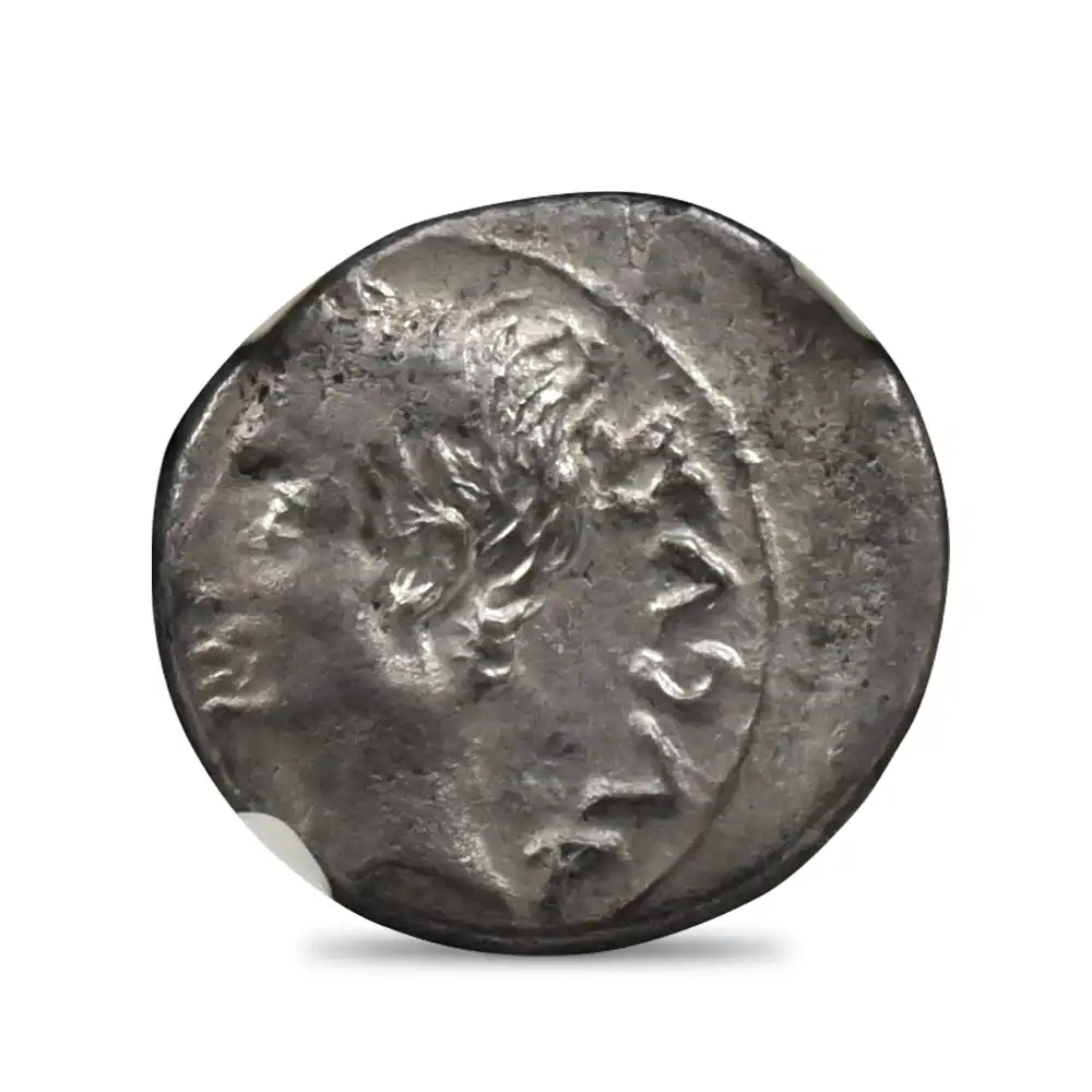 古代コイン2：3673 古代ローマ帝国 紀元前27ー紀元14 アウグストゥス キナリウス銀貨 NGC XF Strike: 3/5 Surface: 3/5