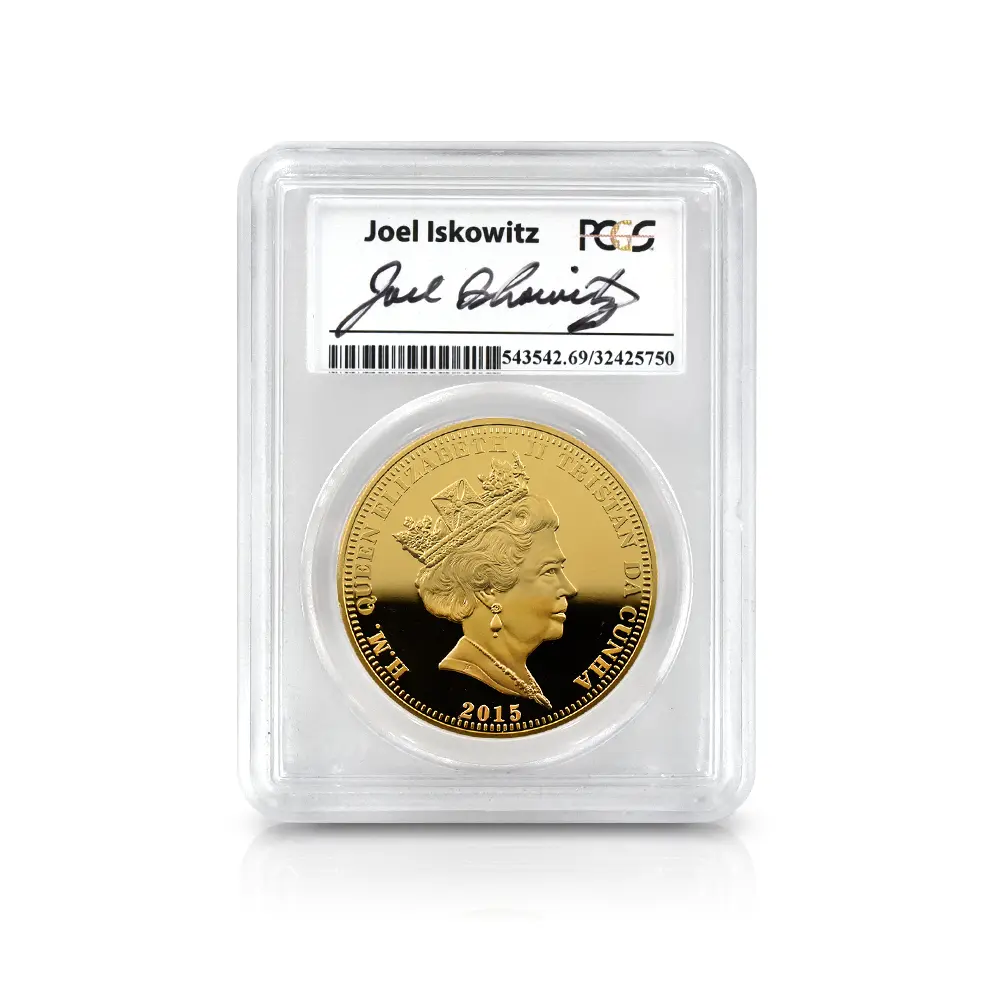 モダンコイン5：6235 トリスタンダクーニャ 2015  エリザベス2世 最長在位記念 100ポンド金貨 PCGS PR69DC