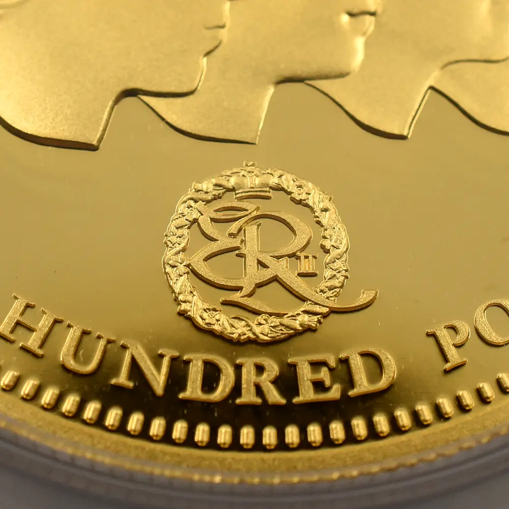 モダンコイン7：6235 トリスタンダクーニャ 2015  エリザベス2世 最長在位記念 100ポンド金貨 PCGS PR69DC