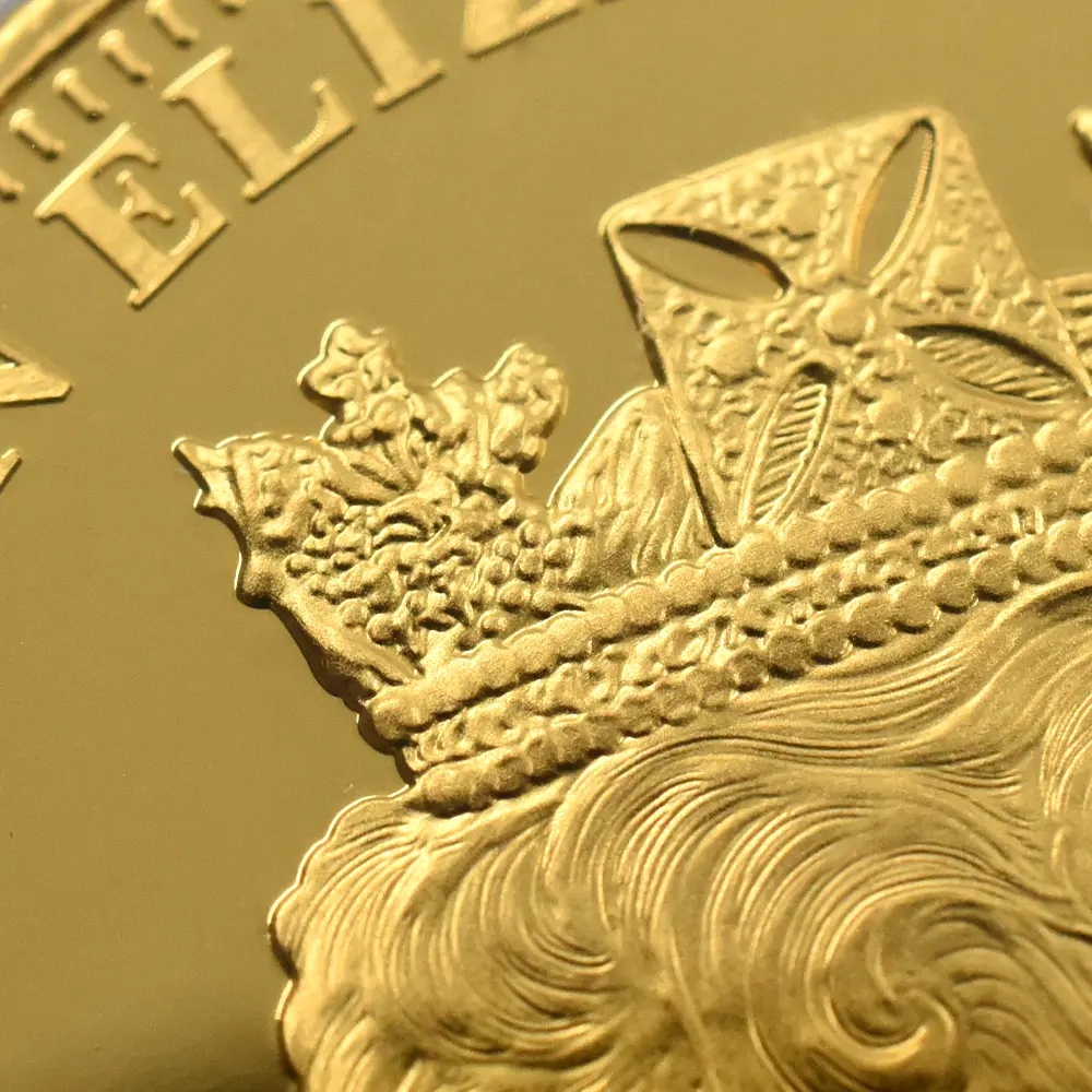 モダンコイン10：6235 トリスタンダクーニャ 2015  エリザベス2世 最長在位記念 100ポンド金貨 PCGS PR69DC