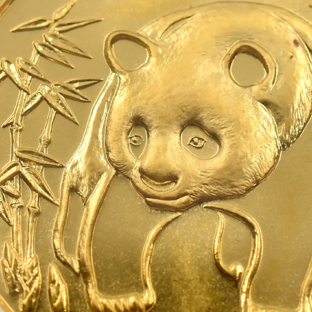 地金型7：6236 中国 1986 パンダ 100元 金貨 NGC MS67