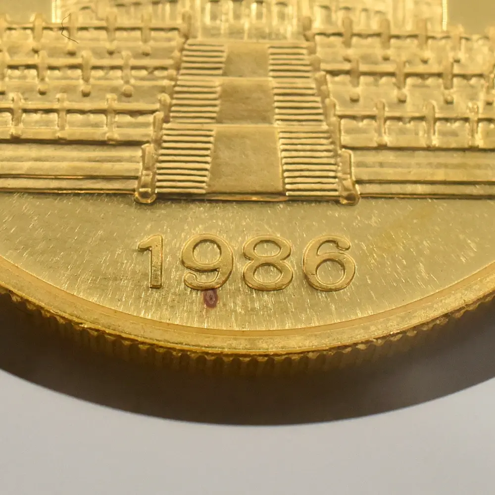 地金型10：6236 中国 1986 パンダ 100元 金貨 NGC MS67