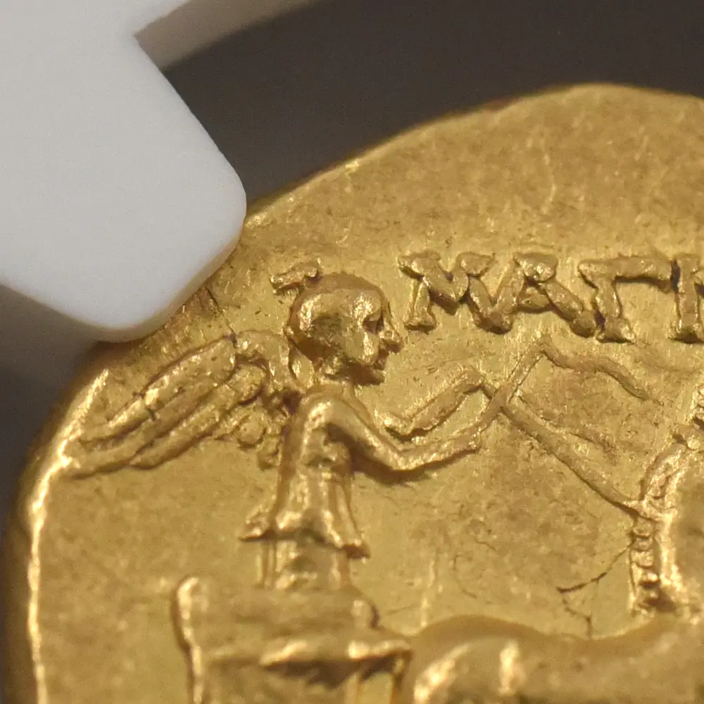 古代コイン10：6242 古代ギリシア イオニア マグネシア 紀元前2世紀中頃 アルテミス スタテル 金貨 NGC AU Strike: 5/5 Surface: 3/5