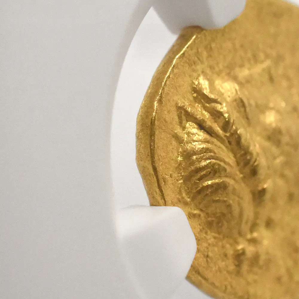古代コイン13：6242 古代ギリシア イオニア マグネシア 紀元前2世紀中頃 アルテミス スタテル 金貨 NGC AU Strike: 5/5 Surface: 3/5