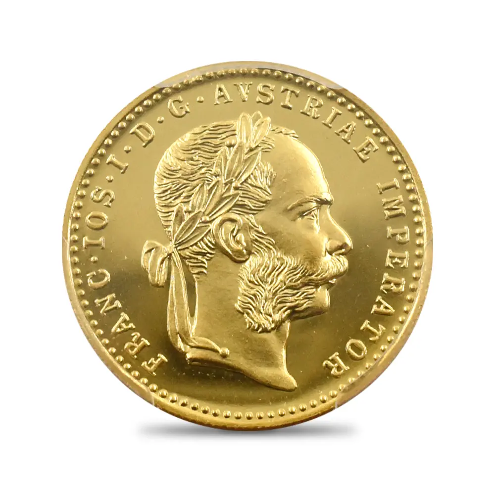 アンティークコイン2：6243 オーストリア 1915 フランツ・ヨーゼフ1世 ダカット金貨 リストライク PCGS MS68PL