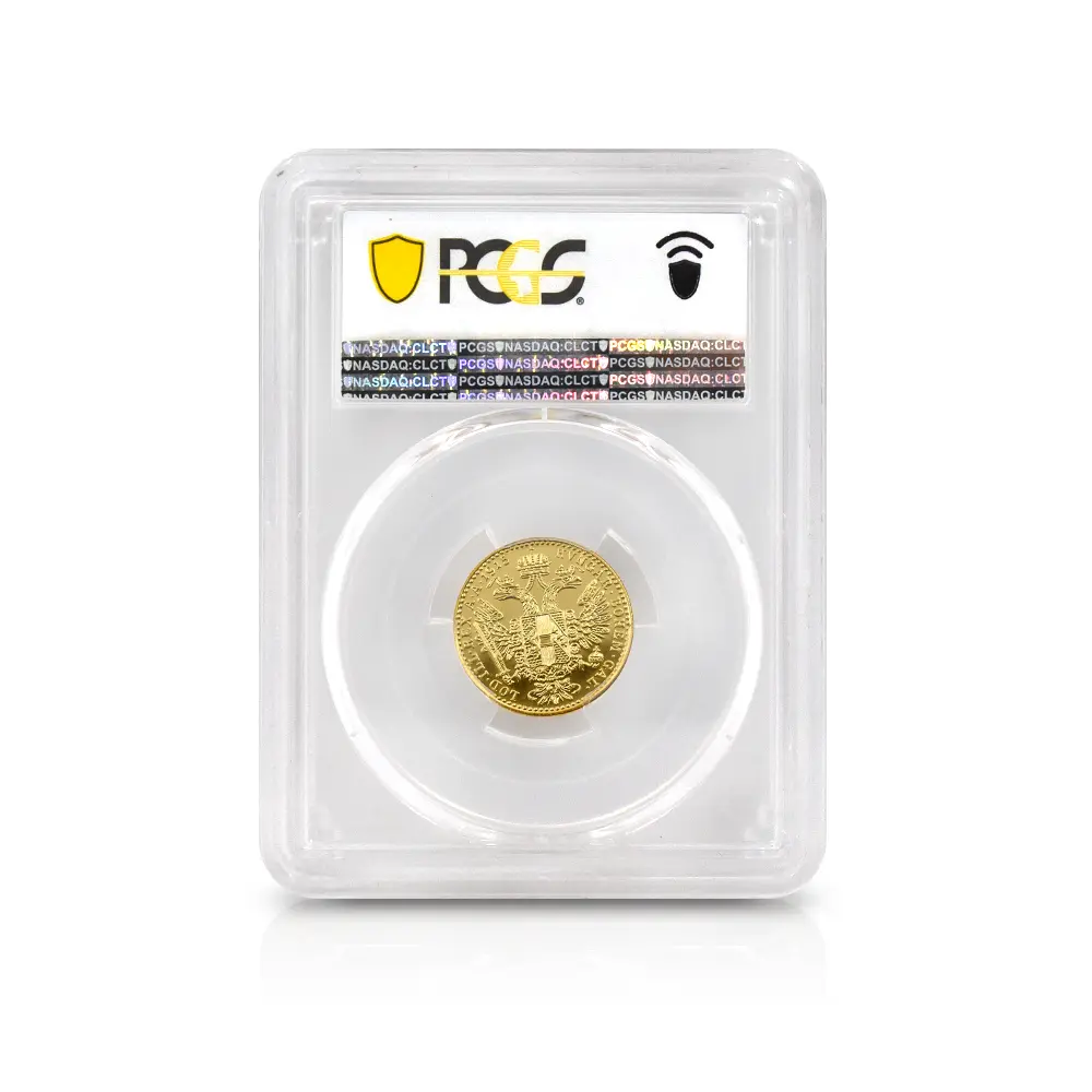 アンティークコイン5：6243 オーストリア 1915 フランツ・ヨーゼフ1世 ダカット金貨 リストライク PCGS MS68PL