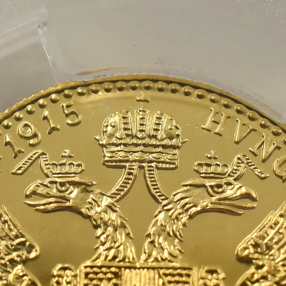 アンティークコイン10：6243 オーストリア 1915 フランツ・ヨーゼフ1世 ダカット金貨 リストライク PCGS MS68PL