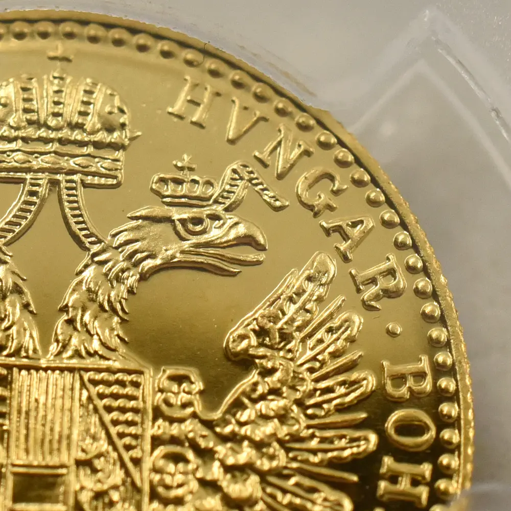 アンティークコイン12：6243 オーストリア 1915 フランツ・ヨーゼフ1世 ダカット金貨 リストライク PCGS MS68PL