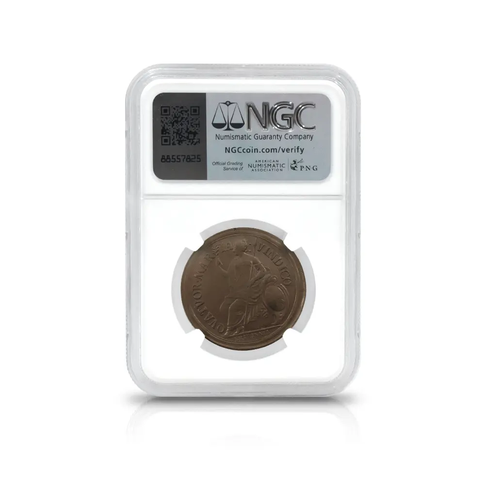 アンティークコイン5：6244 (1670) チャールズ2世 1/2ペニー 銅貨 NGC PF58BN P-404