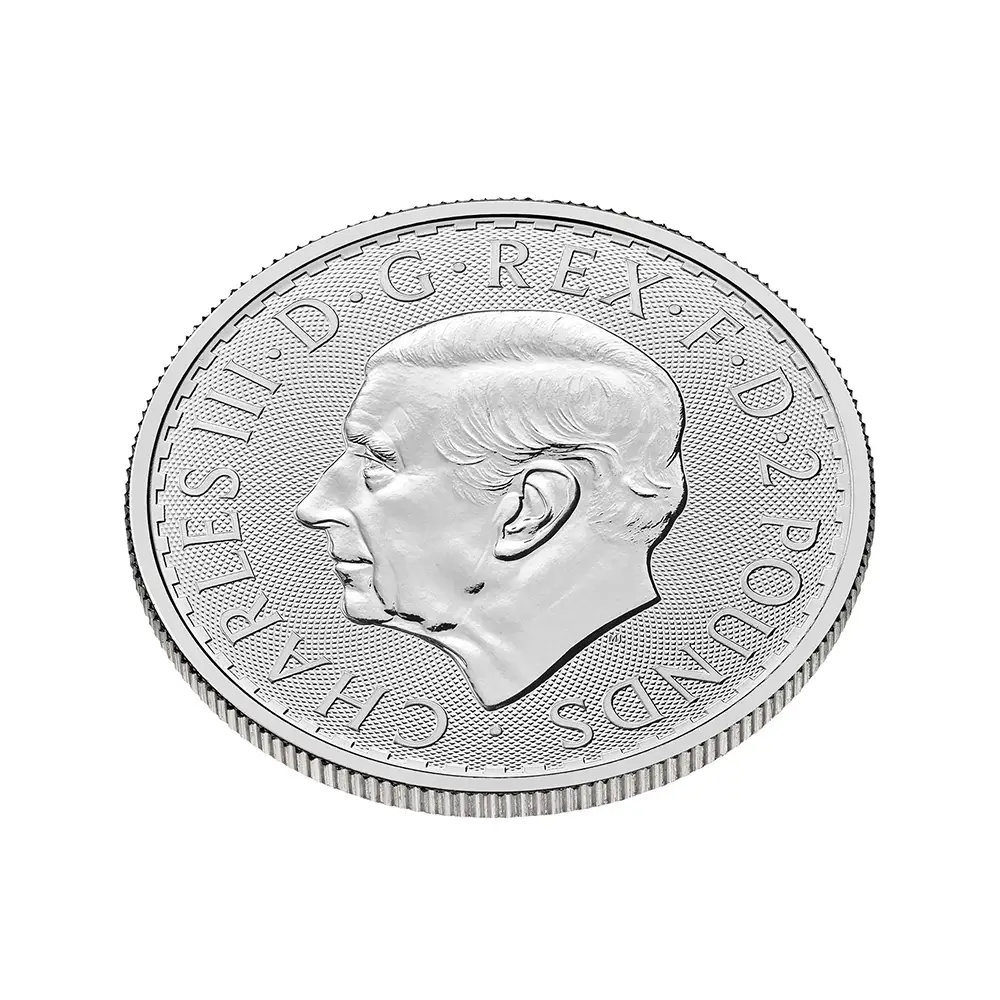 地金型5：6291 イギリス 2026 チャールズ3世 ブリタニア 2ポンド 1オンス 銀貨【500枚】(モンスターボックス付き)