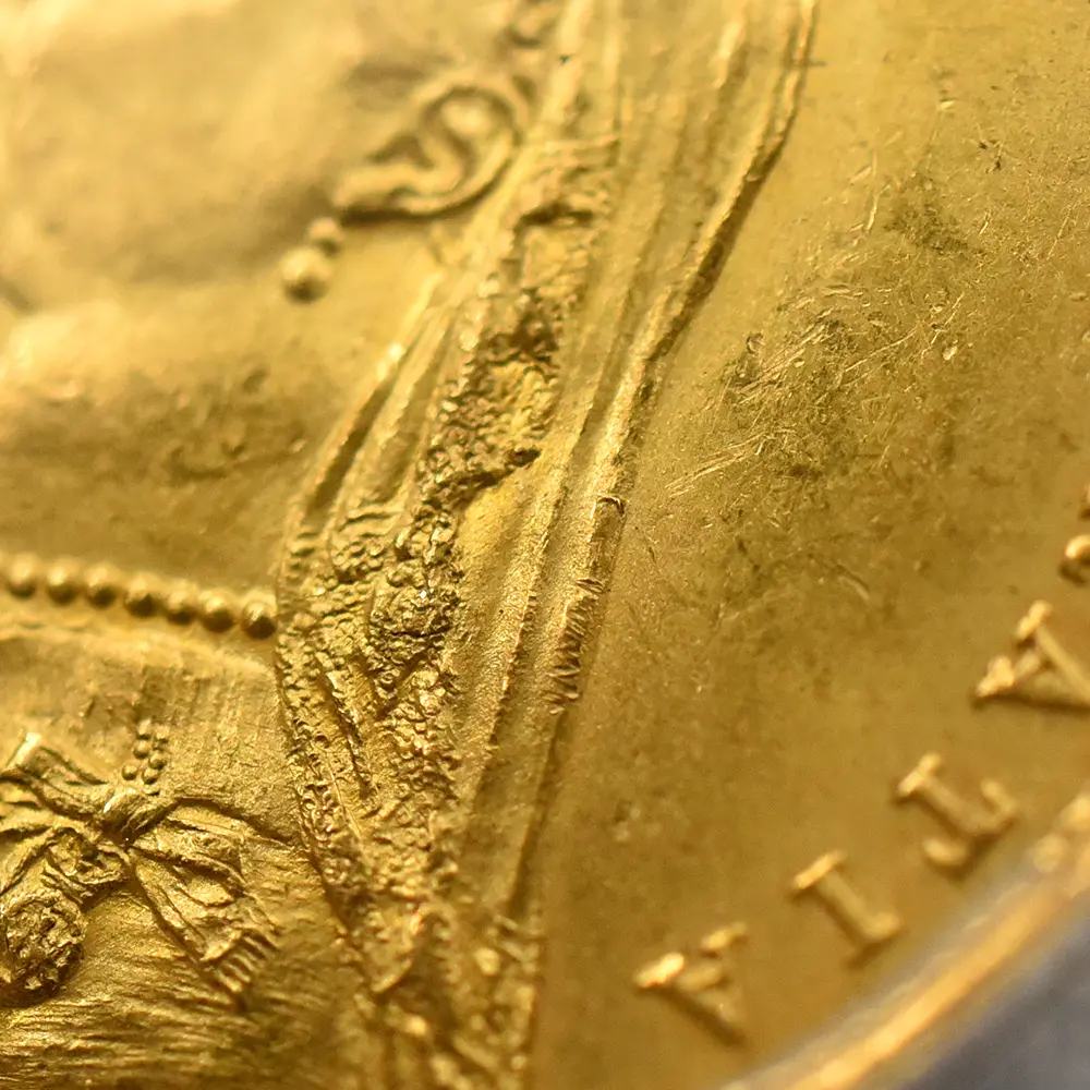 アンティークコイン9：6293 1887 ヴィクトリア女王 ジュビリーヘッド 1/2ソブリン金貨 PCGS MS63 S-3869A Small Close JEB