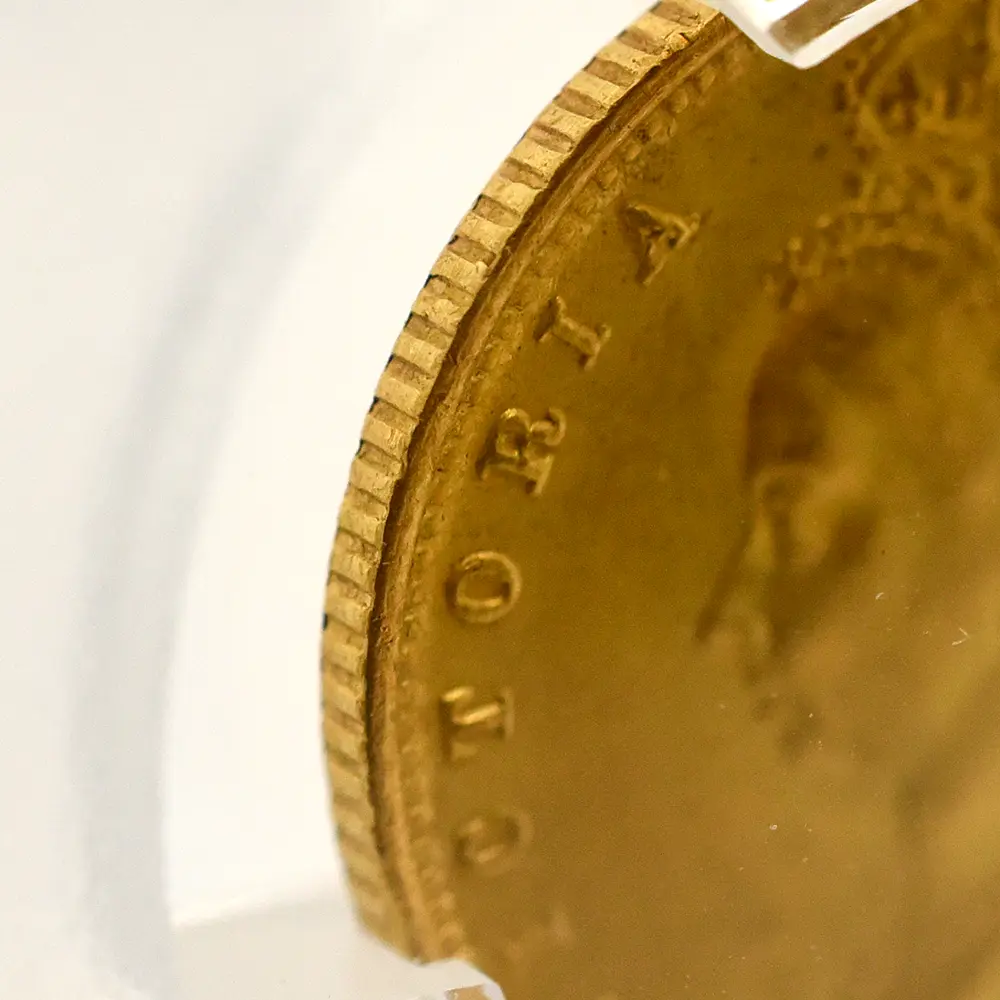 アンティークコイン14：6293 1887 ヴィクトリア女王 ジュビリーヘッド 1/2ソブリン金貨 PCGS MS63 S-3869A Small Close JEB