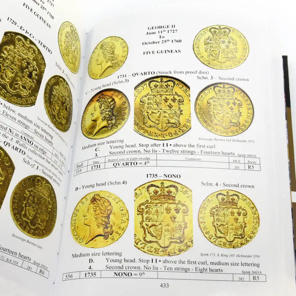 書籍4：72 本 書籍 『English Gold Coinage 1649-1816 SPINK』