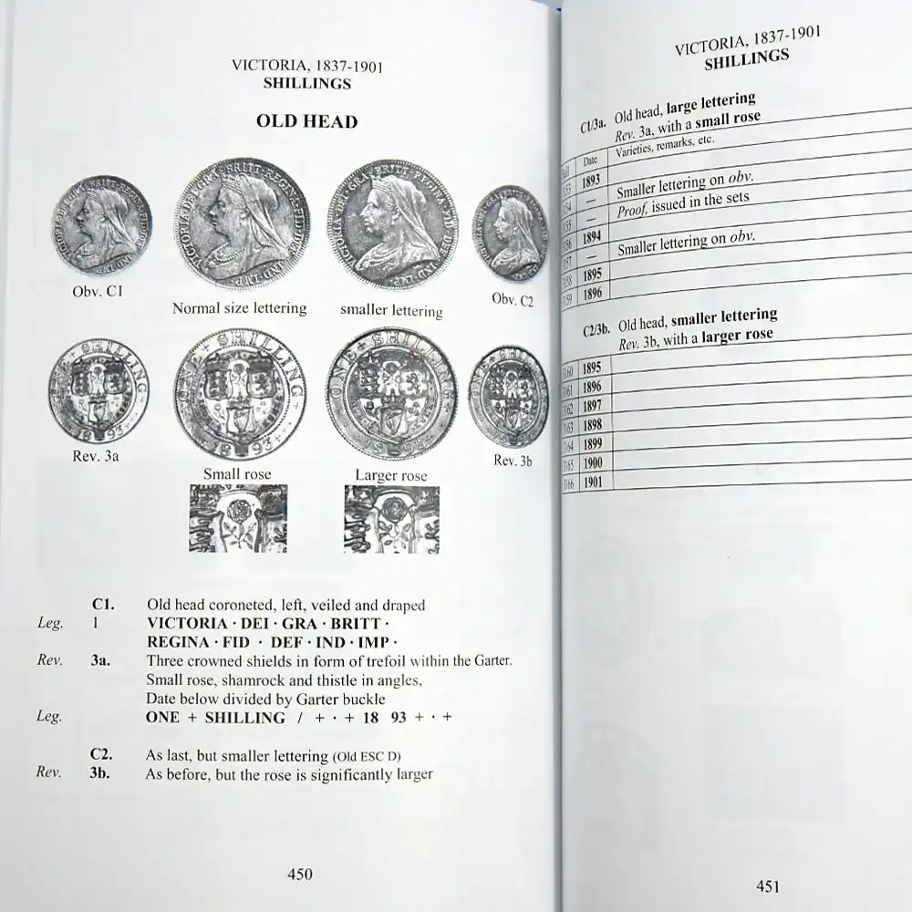 書籍4：73 本 書籍 『English Silver Coinage since1649 SPINK 7th EDITION』