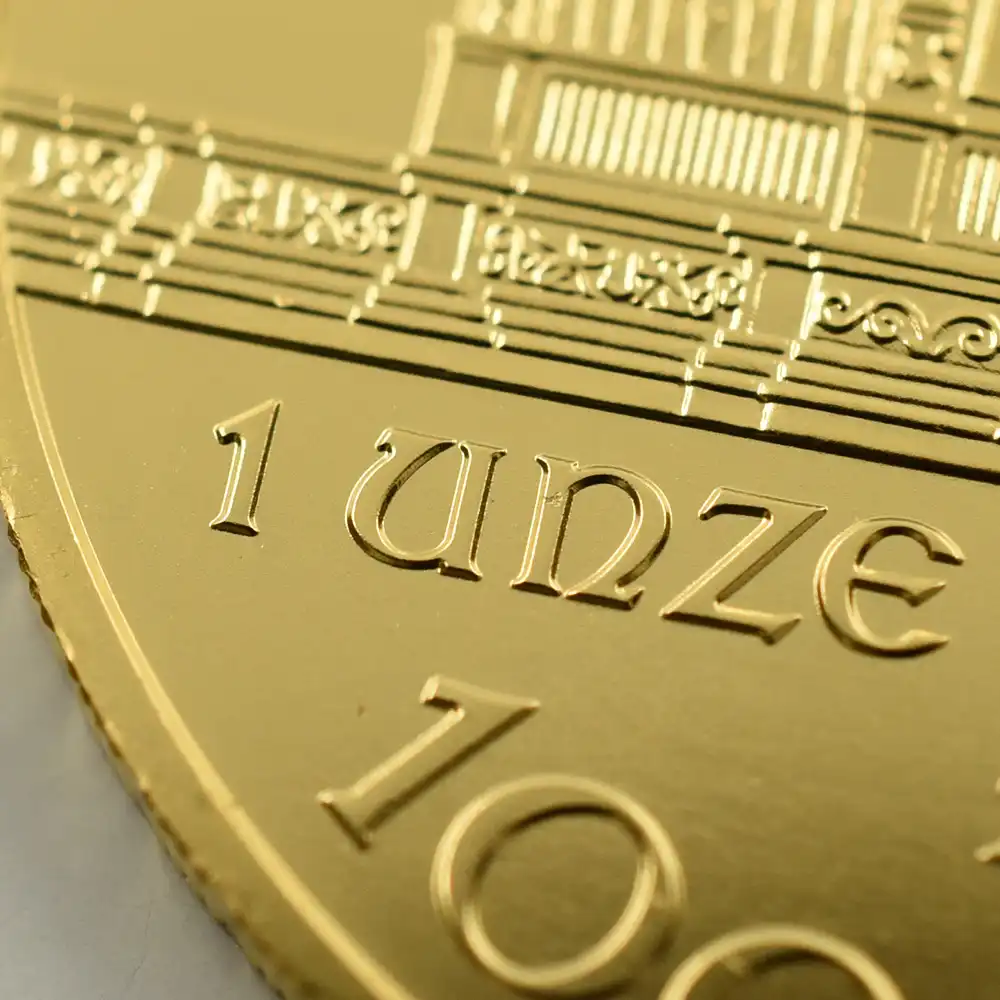 地金型8：1840 オーストリア 2022 ウィーンフィル 100ユーロ 1オンス 金貨 【1枚】（コインケース付き）