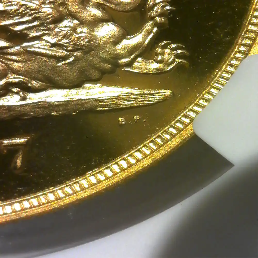 アンティークコイン7：87 1887 ヴィクトリア女王 ジュビリーヘッド 聖ジョージ竜退治 5ソブリン金貨　NGC PF66UC