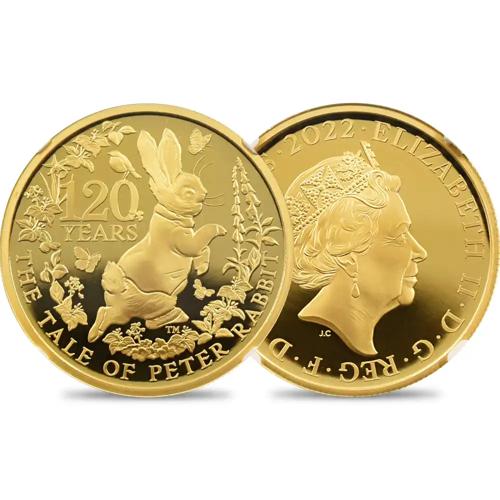 2022年 ピーターラビット PETER RABBIT 120周年 記念銀貨 ☆ピーターラビット公式出版120周年記念5ポンド白銅貨 | ROYALMINT