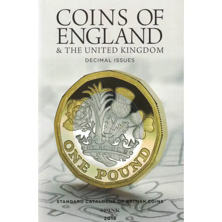 書籍2：411 本 書籍 『Coins of England 2018』  イギリスコインを完全網羅！