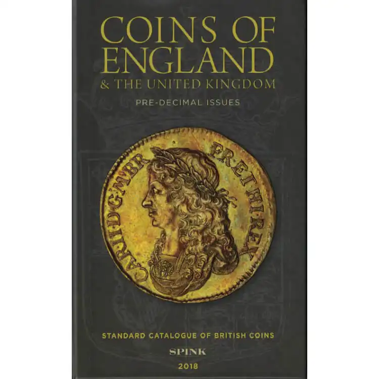 書籍1：411 本 書籍 『Coins of England 2018』  イギリスコインを完全網羅！