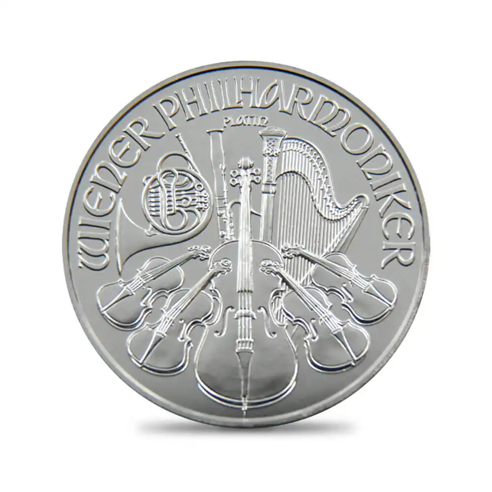 地金型s2：1235 オーストリア 2017 100ユーロ1オンス ウィーン地金型プラチナ貨【未鑑定】