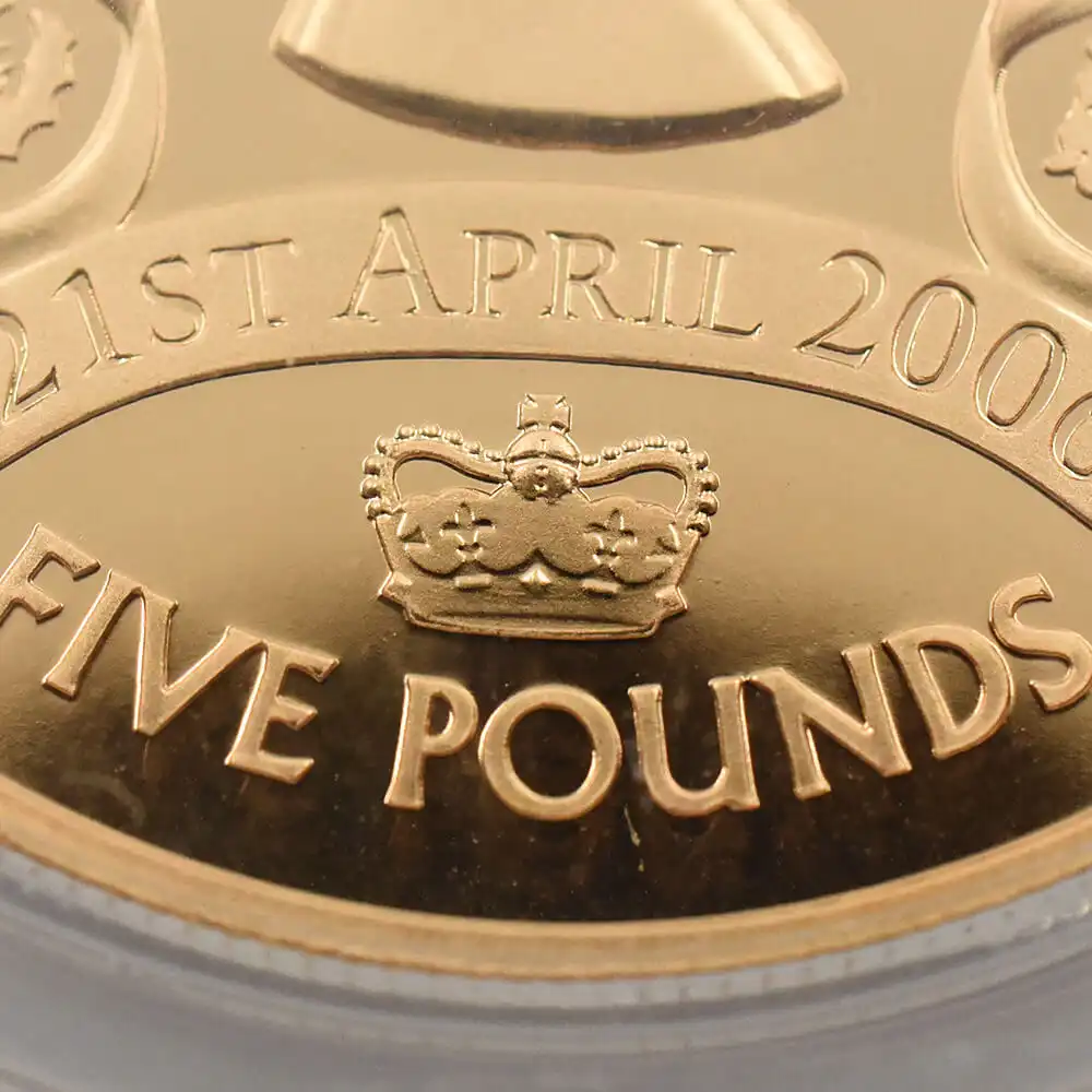 モダンコイン8：1348 ガーンジー 2006 エリザベス2世 女王誕生80周年記念 5ポンド金貨 PCGS PR69DC