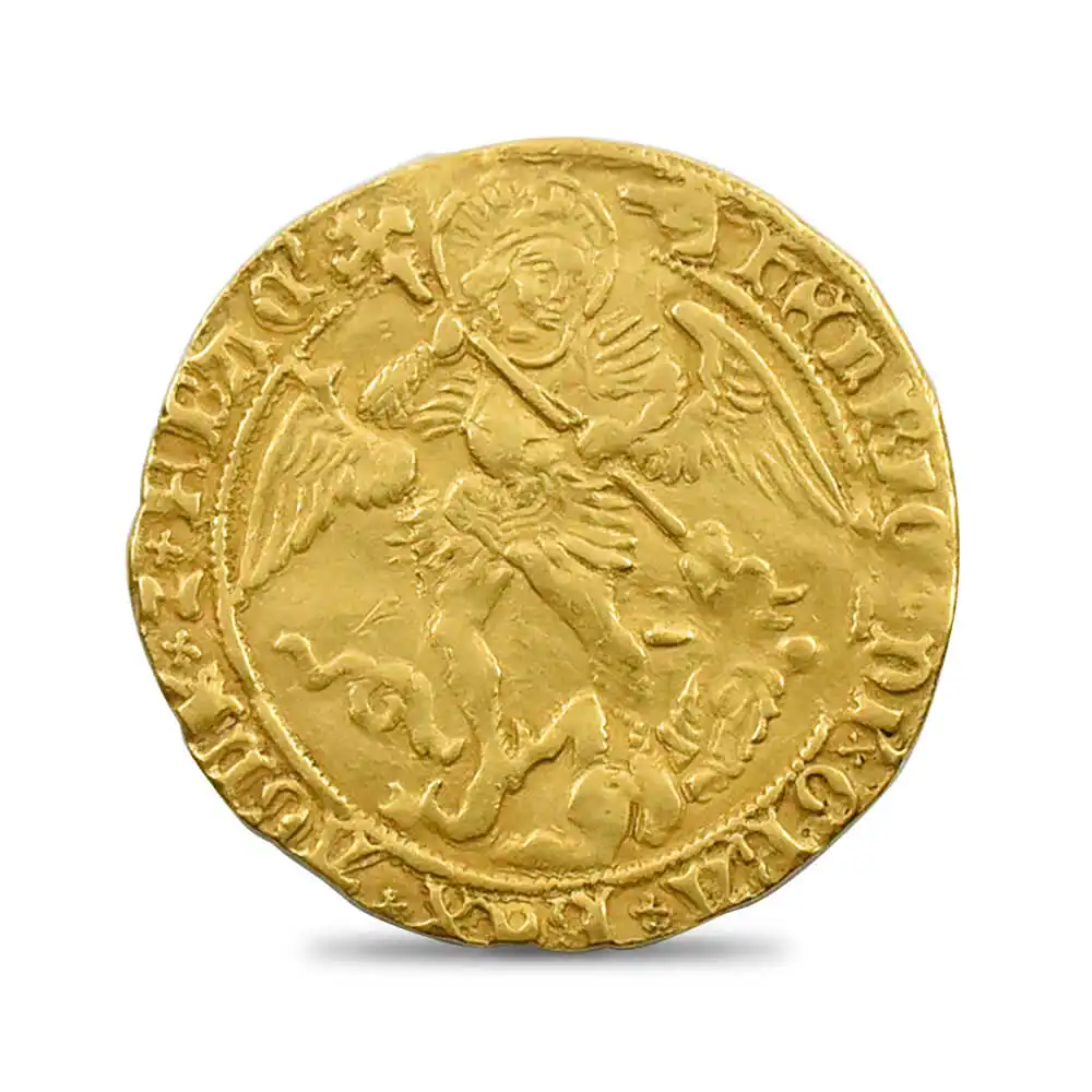 アンティークコイン2：1353 1502-1504 ヘンリー7世 エンジェル金貨 未鑑定