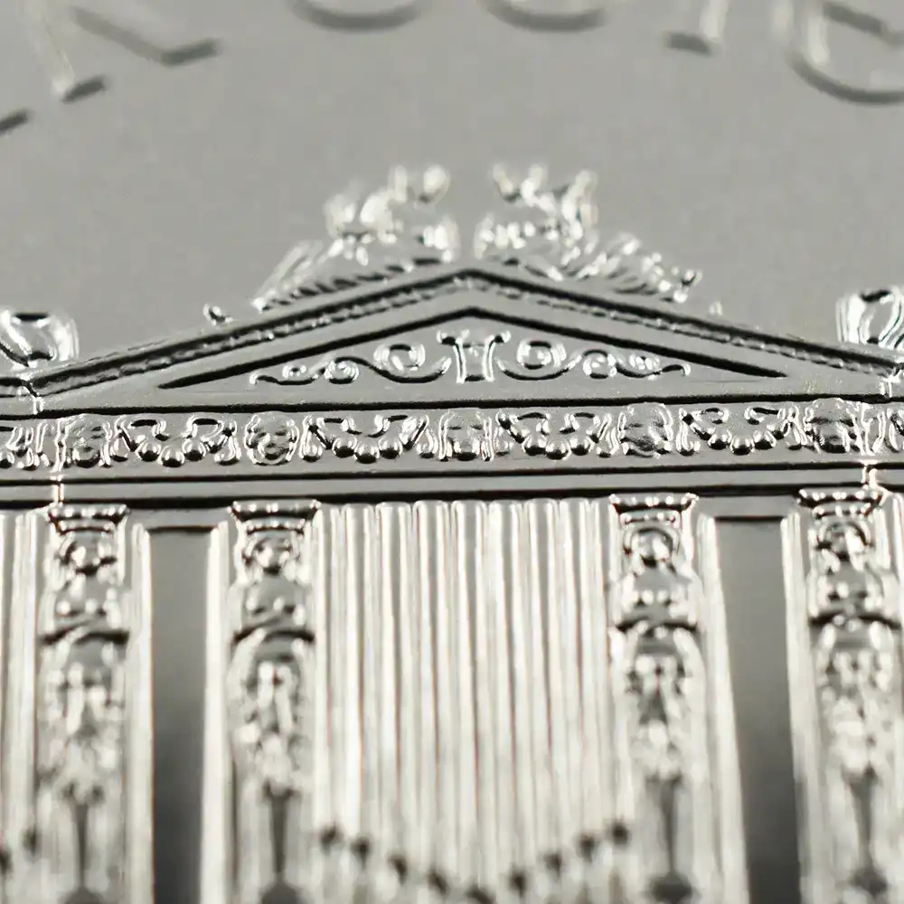 地金型6：1407 オーストリア 2022 ウィーンフィル 1.5ユーロ 1オンス 銀貨 【1枚】 (コインケース付き)