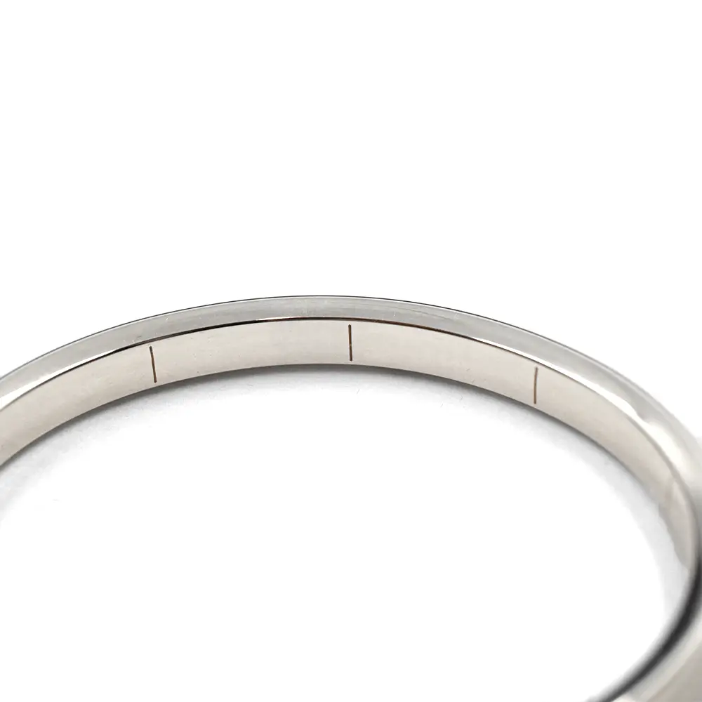 ジュエリー12：4949 【ブレスレット】886 THE ROYAL MINT コロネーション カフ スターリングシルバー Lサイズ 箱付き