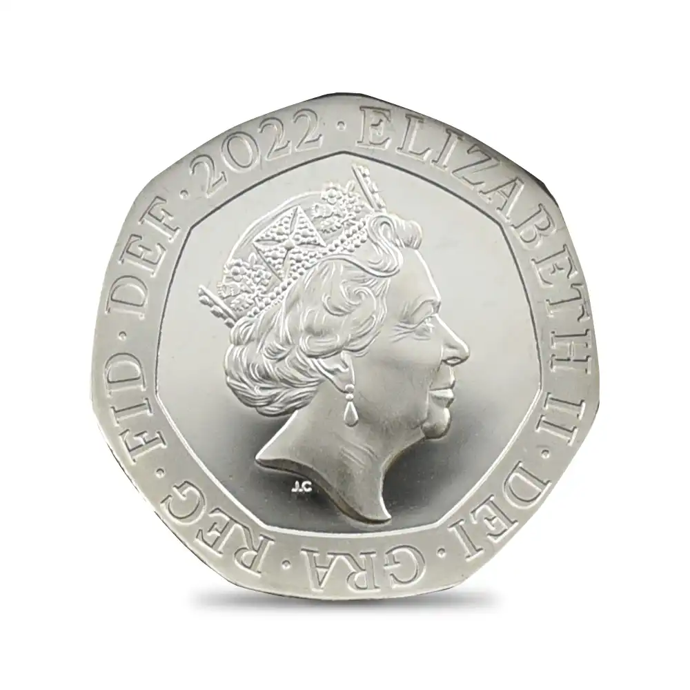 モダンコイン19：1438 2022 エリザベス2世 記念及び通常コイン 1・2・5・10・20・50ペンス・1・2・5ポンドプルーフ銀貨13枚セット 未鑑定 箱付き