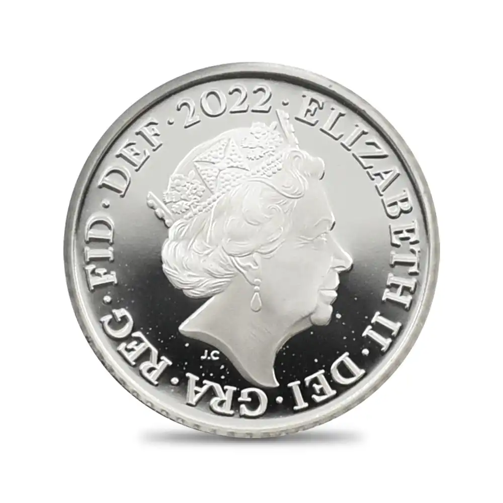 モダンコイン21：1438 2022 エリザベス2世 記念及び通常コイン 1・2・5・10・20・50ペンス・1・2・5ポンドプルーフ銀貨13枚セット 未鑑定 箱付き