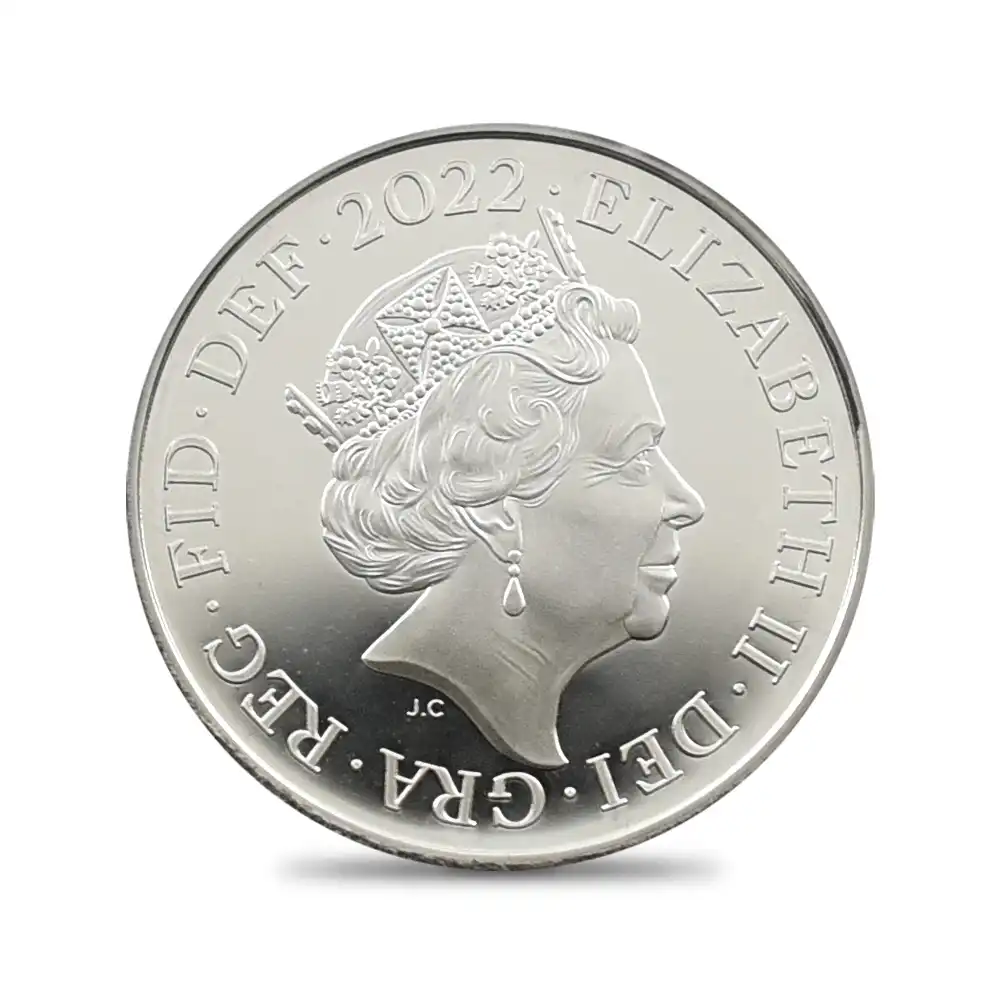 モダンコイン23：1438 2022 エリザベス2世 記念及び通常コイン 1・2・5・10・20・50ペンス・1・2・5ポンドプルーフ銀貨13枚セット 未鑑定 箱付き