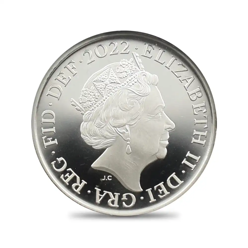 モダンコイン25：1438 2022 エリザベス2世 記念及び通常コイン 1・2・5・10・20・50ペンス・1・2・5ポンドプルーフ銀貨13枚セット 未鑑定 箱付き