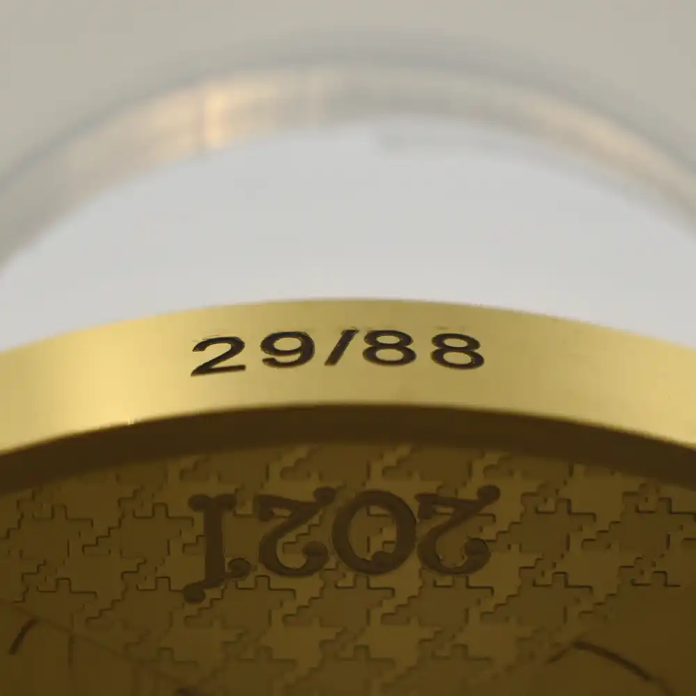モダンコインs15：1555 フランス 2021 フランスの卓越 ディオール 500ユーロ5オンス金貨 29/88 ファーストリリース NGC PF70UC 箱付き