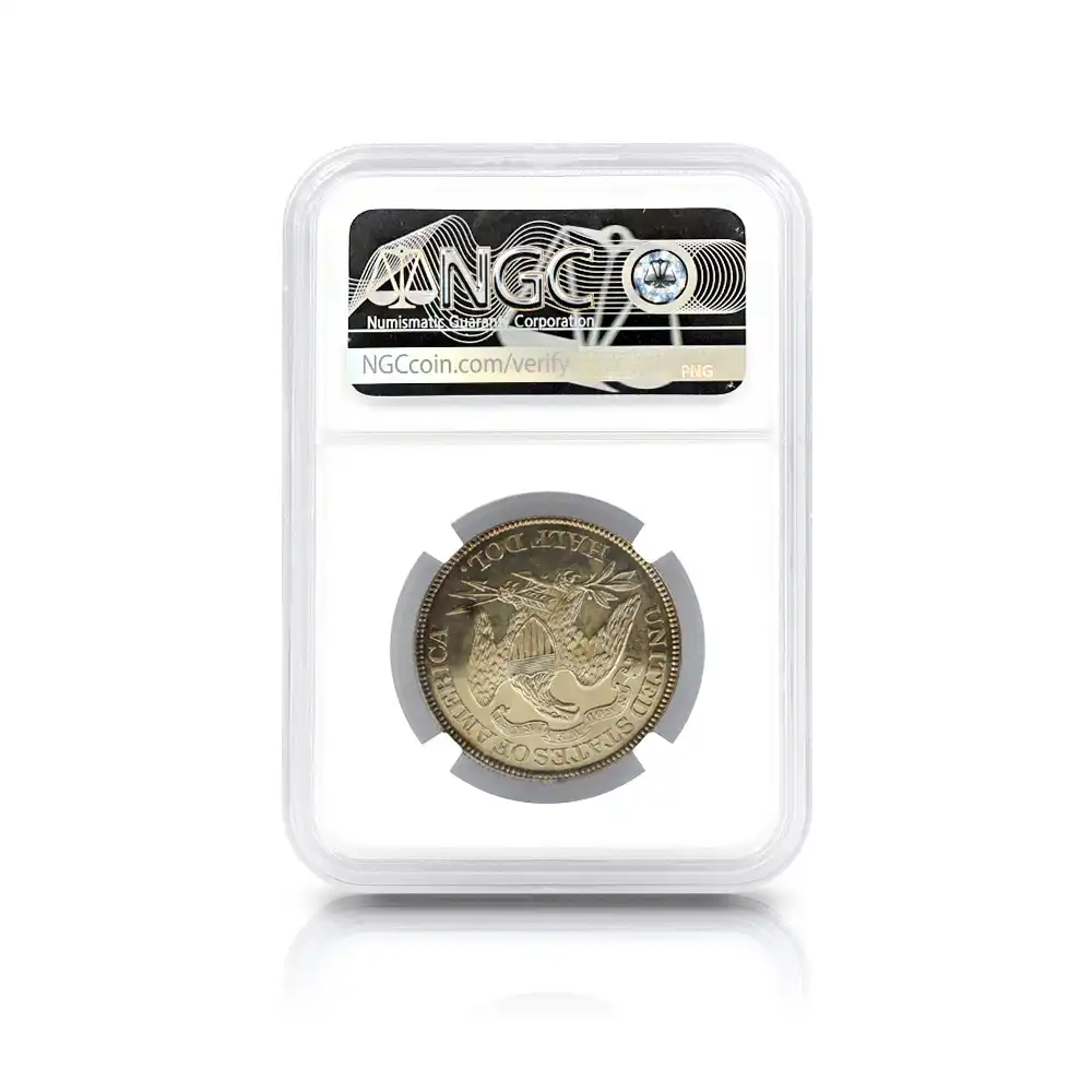 アンティークコインs5：1622 アメリカ 1867 リバティ 50セント銀貨 NGC PF64
