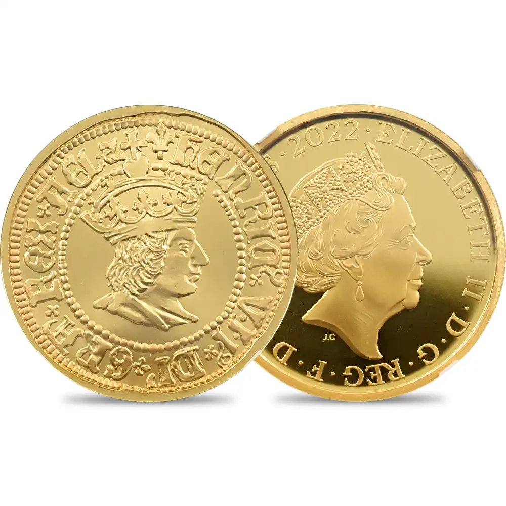 最高の品質 2オンス銀貨 ヘンリー7世 英国君主 イギリス 2022年 FR