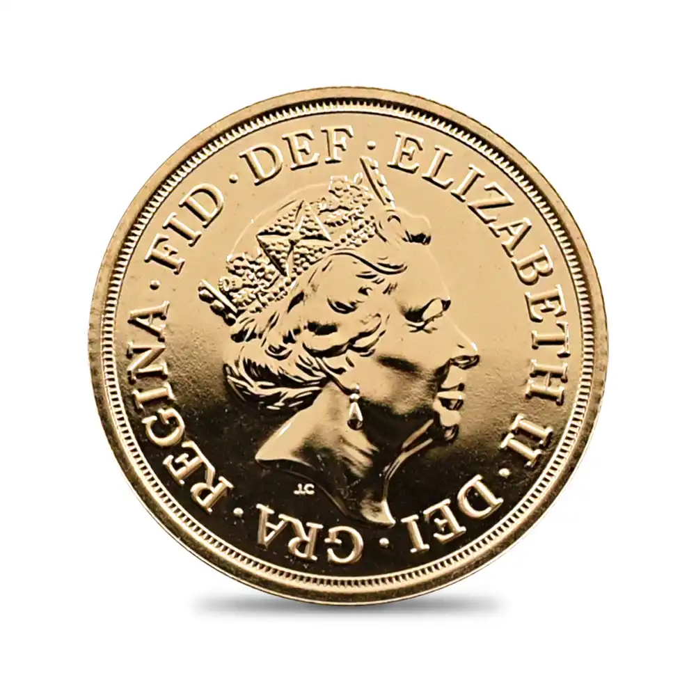 地金型3：1649 2017 エリザベス2世 ソブリン金貨発行200周年記念 地金型金貨 未鑑定