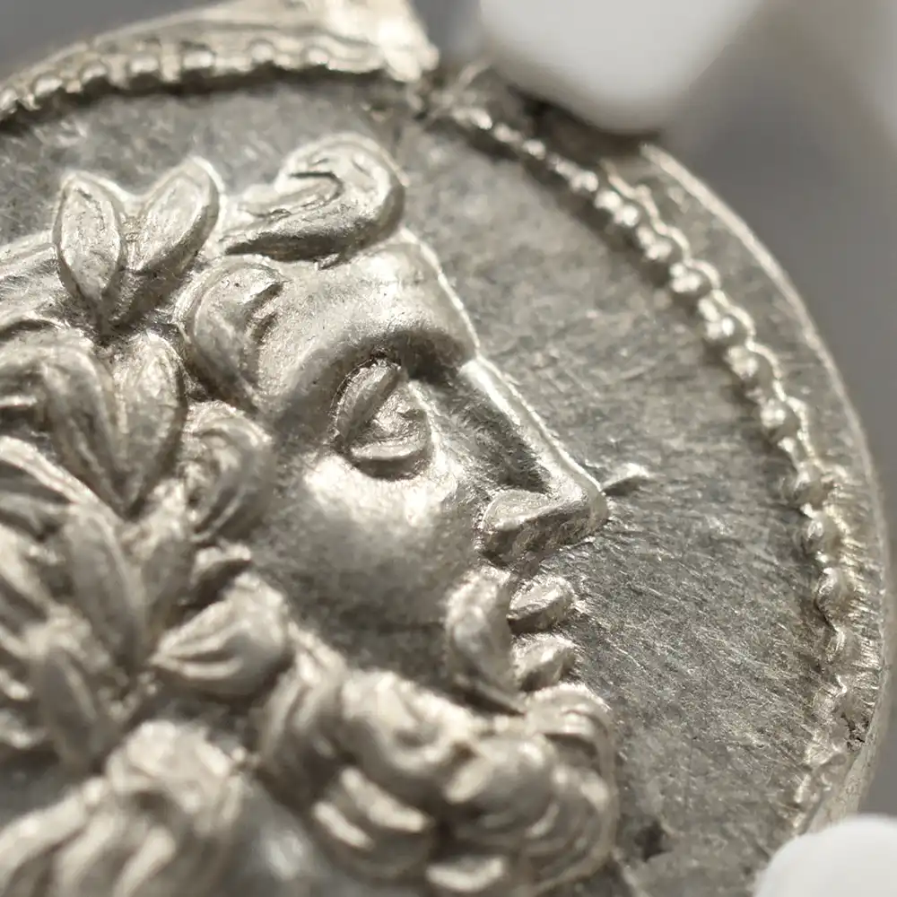 古代コインs7：1815 古代ローマ共和国 紀元前211-208 ヴィクトリアトゥス銀貨 NGC Ch MS Strike: 5/5 Surface: 5/5