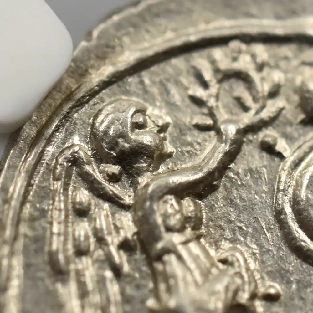 古代コイン9：1815 古代ローマ共和国 紀元前211-208 ヴィクトリアトゥス銀貨 NGC Ch MS Strike: 5/5 Surface: 5/5