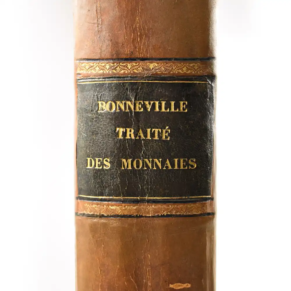 書籍2：1823 本 書籍 『BONNEVILLE :Traité des monnaies d'or et d'argent 1806』 ピエール・フレデリック・ボンヌヴィル作金貨・銀貨概論 書込み有り