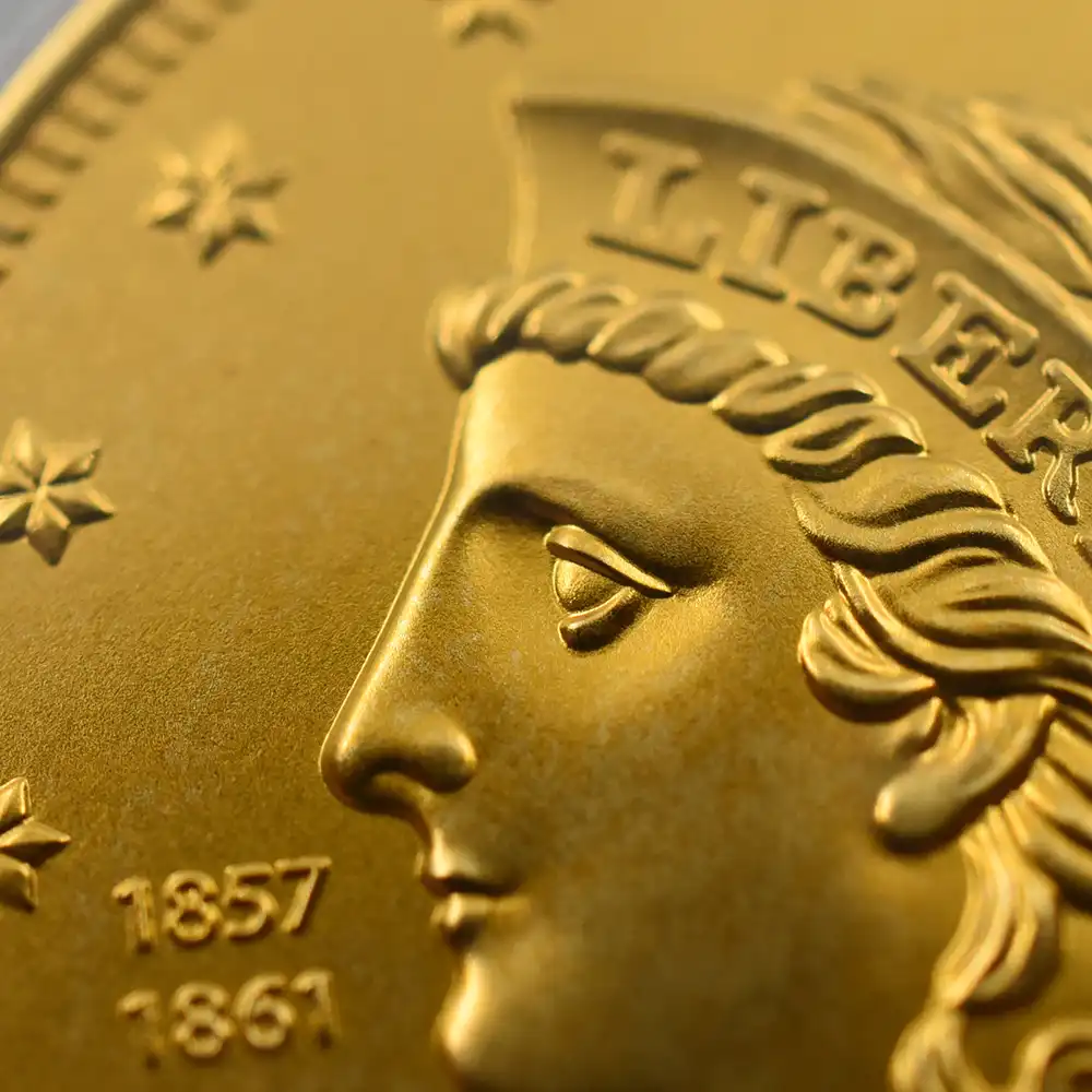 モダンコインs7：1861 アメリカ 2010W ジェームズ・ブキャナンのリバティ 10ドル1/2オンス金貨 ファーストストライク PCGS MS70