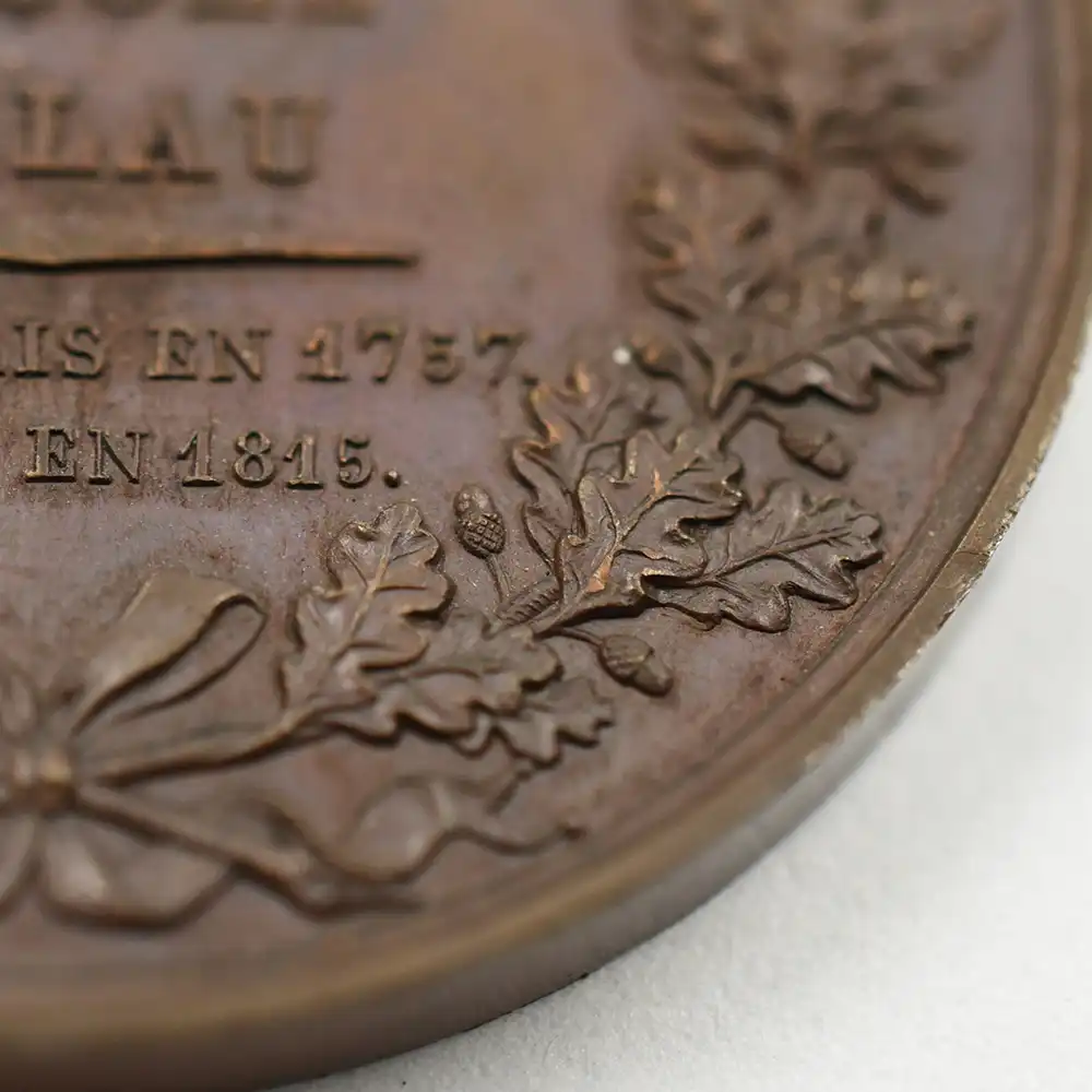 メダル13：1876 フランス 1816-1838 フランスの偉大なる人物コレクション 青銅メダル120枚セット 箱付き