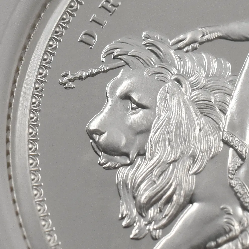 モダンコイン11：6337 2019 エリザベス2世 ウナ＆ライオン 5ポンド2オンス銀貨 NGC PF69UC 箱付き