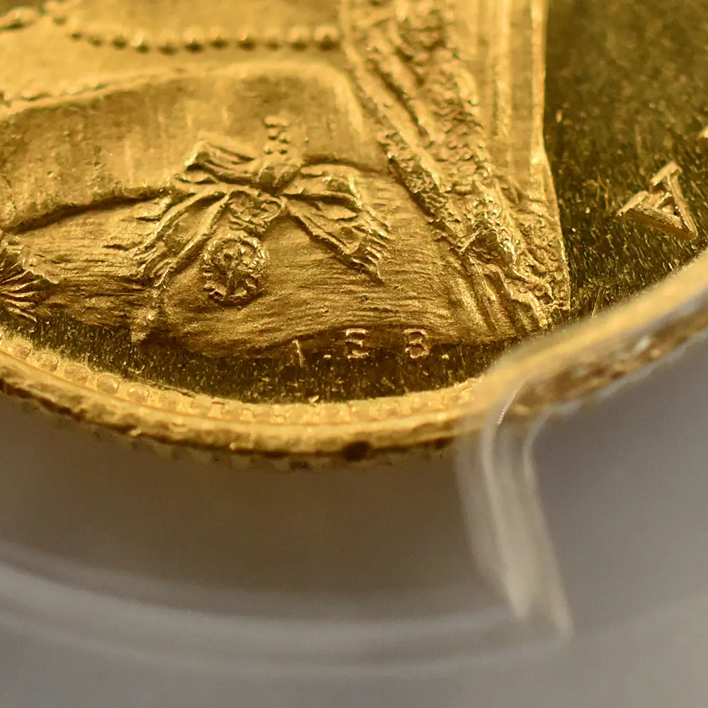 アンティークコイン10:6345 1887 ヴィクトリア女王 ジュビリーヘッド 1/2ソブリン金貨 PCGS MS62 S-3869 Normal JEB