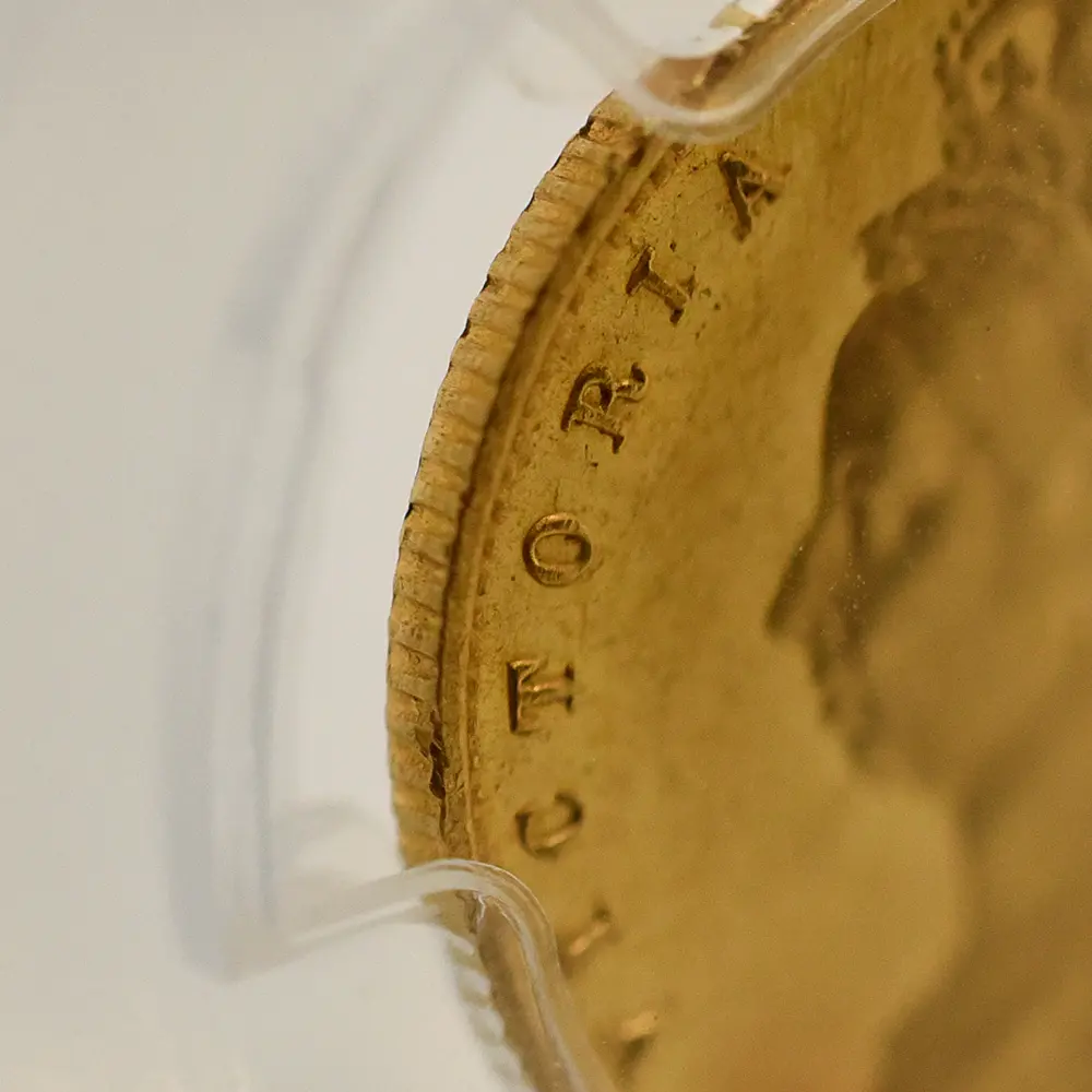 アンティークコイン15:6345 1887 ヴィクトリア女王 ジュビリーヘッド 1/2ソブリン金貨 PCGS MS62 S-3869 Normal JEB