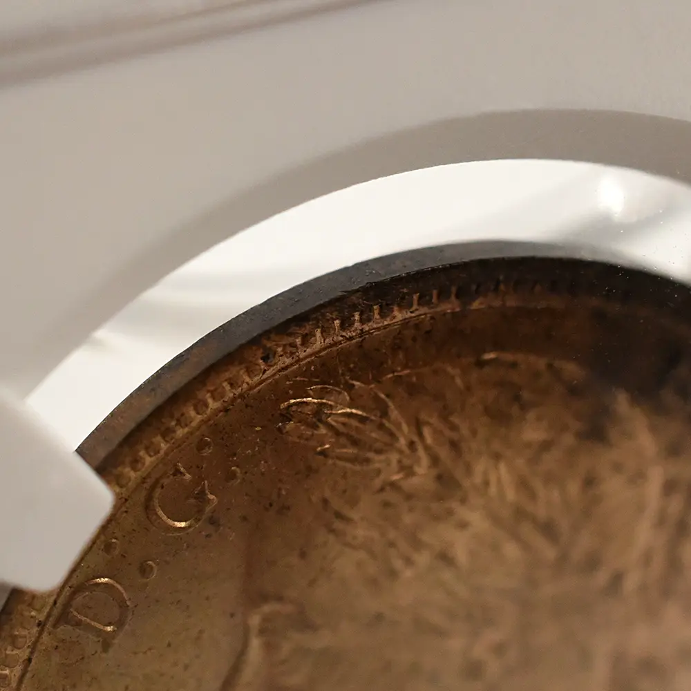 アンティークコイン14:6348 1887 ヴィクトリア女王 ブリタニア ペニー銅貨 NGC MS64RB Thorburn Collection