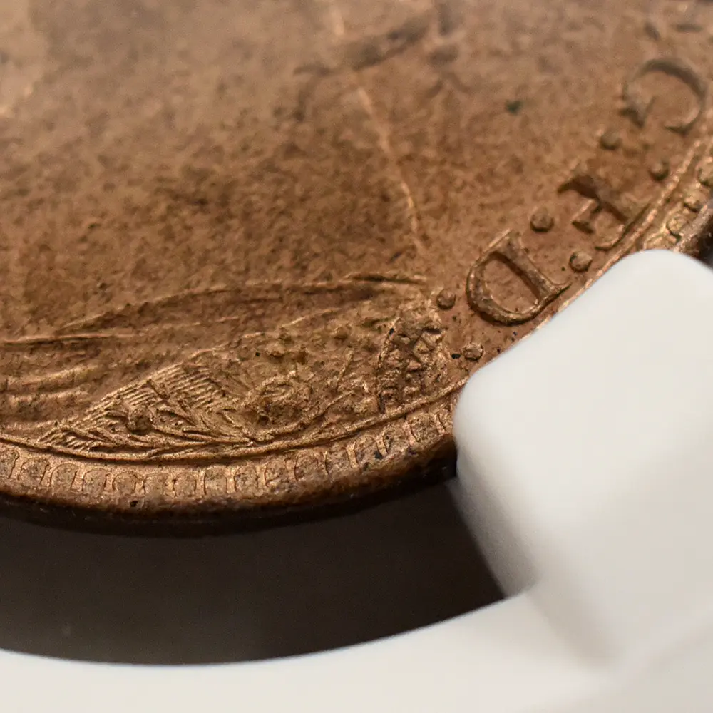 アンティークコイン9:6349 1887 ヴィクトリア女王 ブリタニア 1/4ペニー銅貨 NGC MS64RB Thorburn Collection