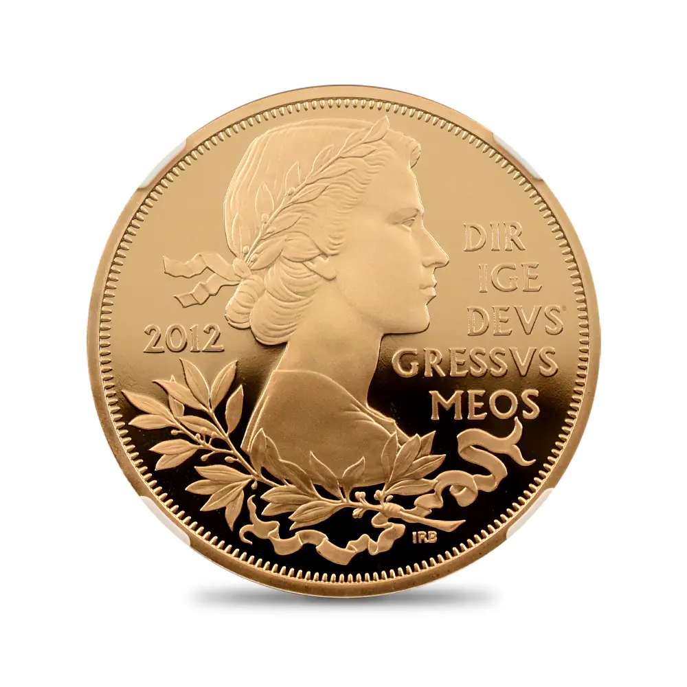 モダンコイン2:6352 2012 エリザベス2世 即位60周年記念 ダイアモンドジュビリー 5ポンド金貨 NGC PF70UC