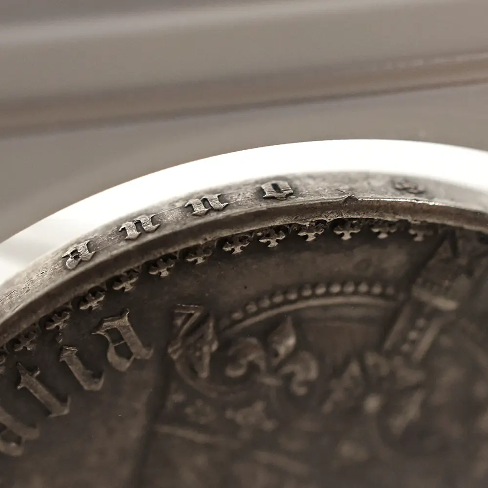 アンティークコイン14：6372 1847 ヴィクトリア女王 ゴチッククラウン銀貨 アンデシモエッジ NGC PF55