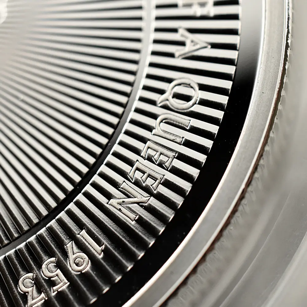 モダンコイン8:6202 2026 チャールズ3世 エリザベス2世のコイン肖像シリーズ 第一弾 ヤングヤングエリザベス 5ポンドプルーフピェフォー銀貨 未鑑定 箱付き